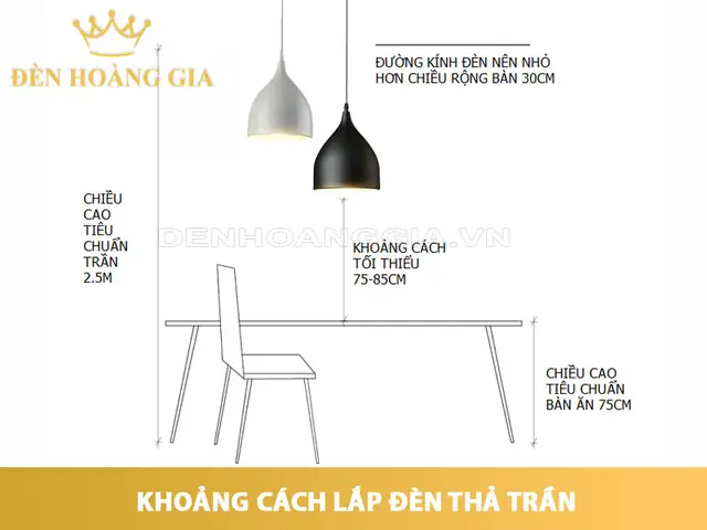 Cách Lắp Đèn Thả Trần