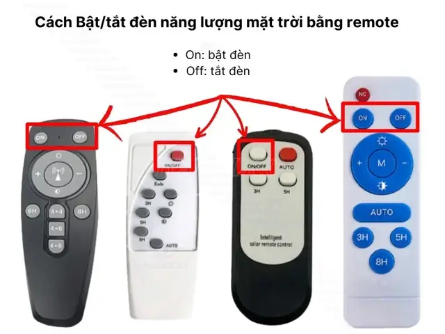 Cách Sử Dụng Đèn Cảm Ứng Năng Lượng Mặt Trời