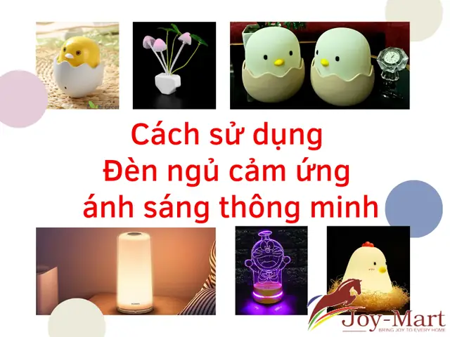 Cách Sử Dụng Đèn Ngủ Cảm Ứng