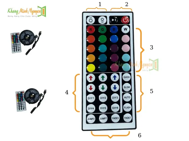 Cách Sử Dụng Remote Đèn Led