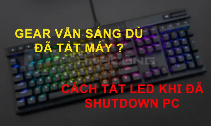 Cách Tắt Đèn Led Cây Máy Tính