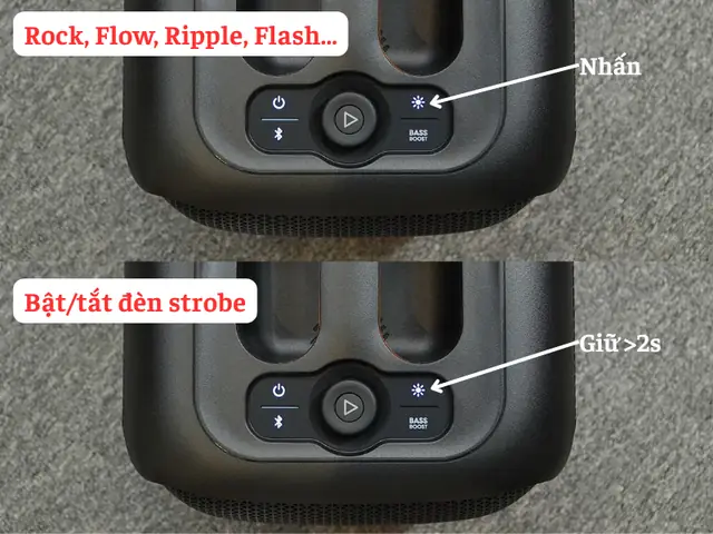 Cách Tắt Đèn Loa Bluetooth
