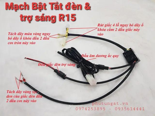 Cách Tắt Đèn Xe R15 V3