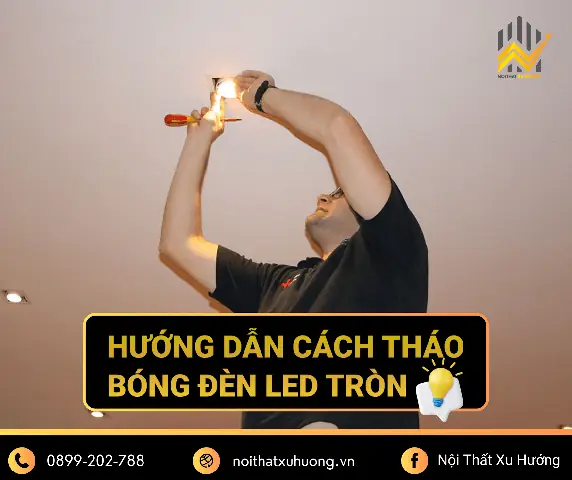 Cách Tháo Bóng Đèn Học Rạng Đông