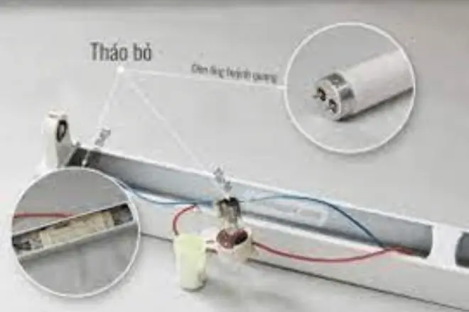 Cách Tháo Chuột Đèn Huỳnh Quang