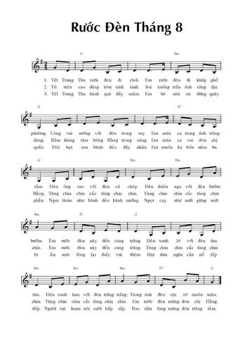 Cảm Âm Rước Đèn Tháng Tám