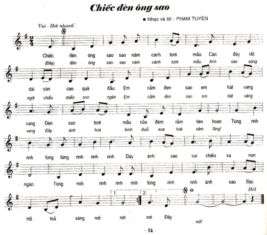 Chiếc Đèn Ông Sao Nốt