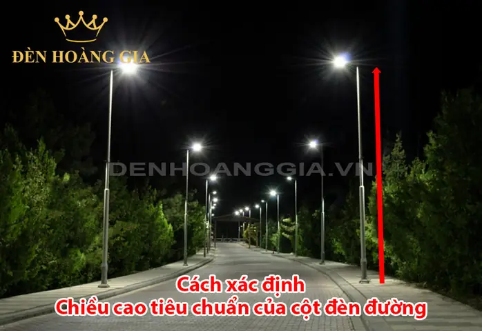 Chiều Cao Cột Đèn Đường