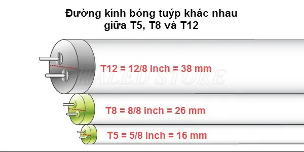 Chiều Dài Bóng Đèn Huỳnh Quang