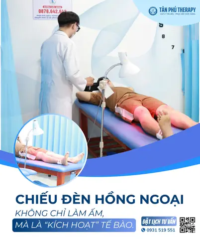 Chiếu Đèn Hồng Ngoại Chữa Thoát Vị Đĩa Đệm