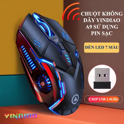 Chuột Không Dây Đèn Led