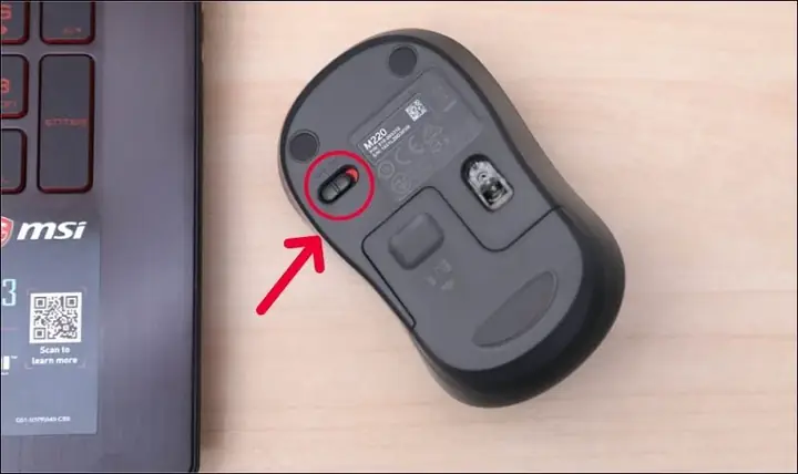 Chuột Logitech B175 Không Sáng Đèn