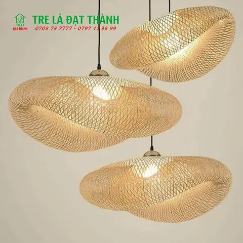 Chụp Đèn Trang Trí Bằng Tre