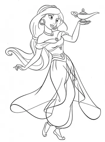 Công Chúa Jasmine Và Cây Đèn Thần