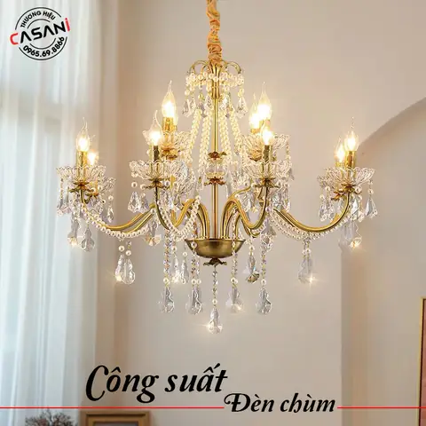 Công Suất Đèn Chùm Trang Trí