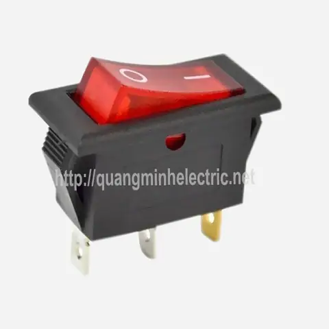 Công Tắc 3 Chân Có Đèn