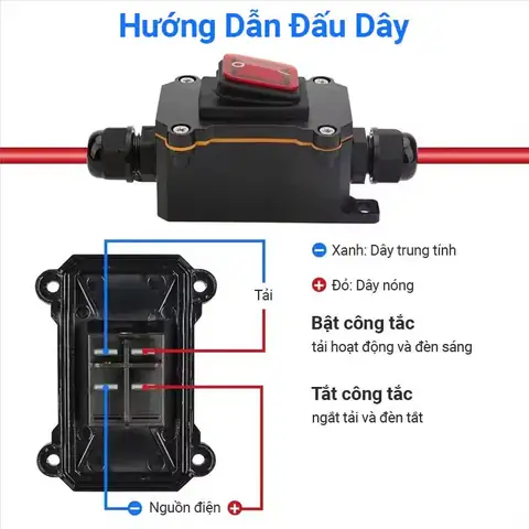 Công Tắc Đèn Chống Nước