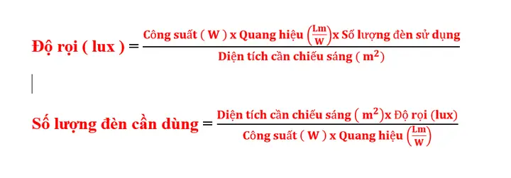 Công Thức Tính I Đèn