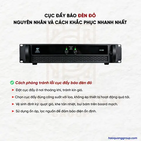 Cục Đẩy Báo Đèn Đỏ