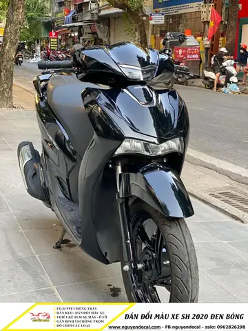 Dán Đèn Xe Sh Màu Đen