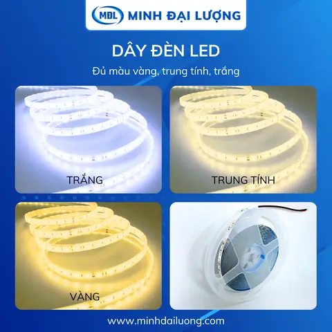 Dây Đèn Led Màu Trắng