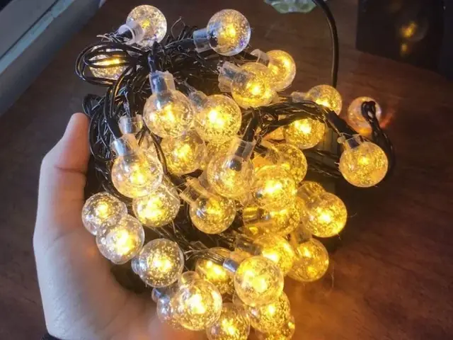 Dây Đèn Led Quả Cầu Mây