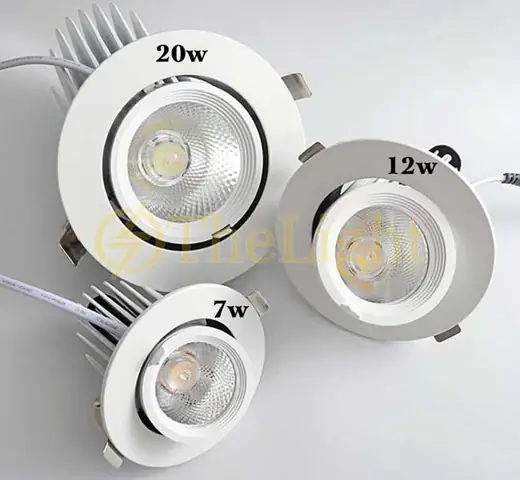Đèn Âm Trần Xoay 360