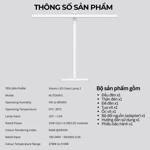 Đèn Bàn Học Led Xiaomi