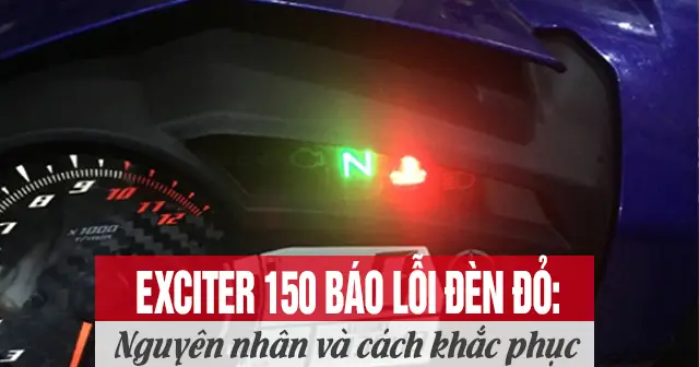 Đèn Báo Đỏ Trên Xe Exciter 135