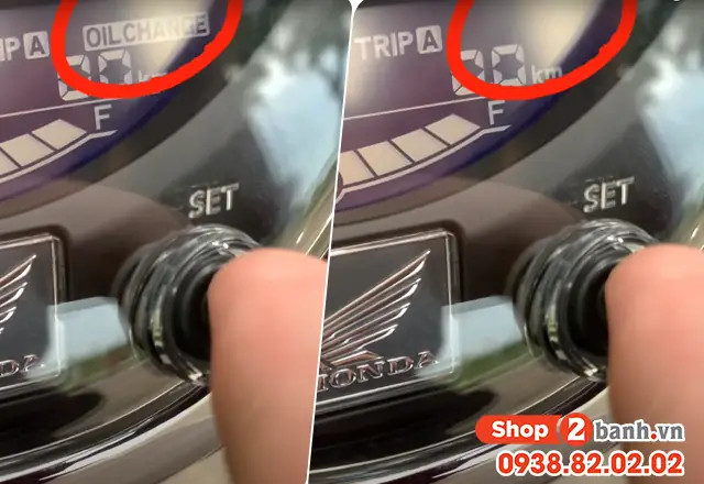 Đèn Báo Thay Dầu Xe Sh Mode