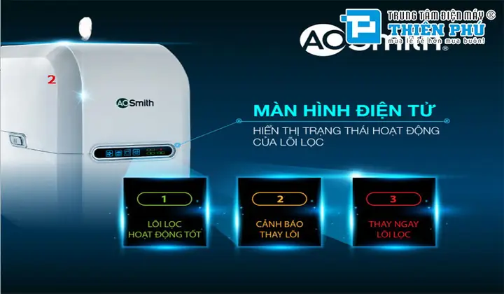 Đèn Báo Thay Lõi Lọc Aosmith