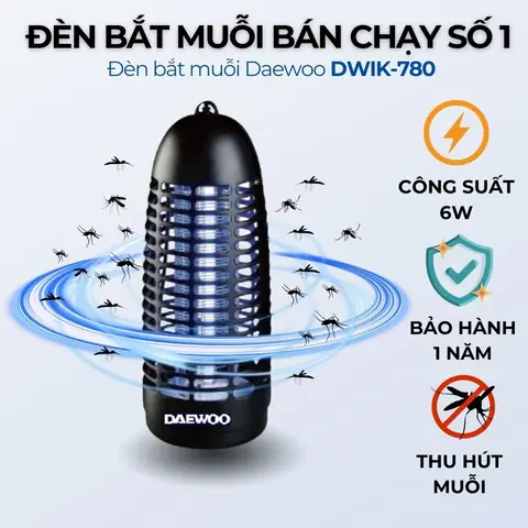 Đèn Bắt Muỗi Daewoo Dwik 780