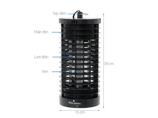 Đèn Bắt Muỗi Điện Quang Đq Eml02 Bl