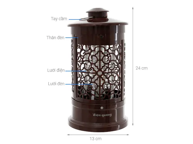 Đèn Bắt Muỗi Điện Quang Đq Eml03 Br