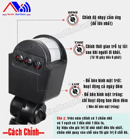Đèn Cảm Ứng Chống Trộm Có Chuông