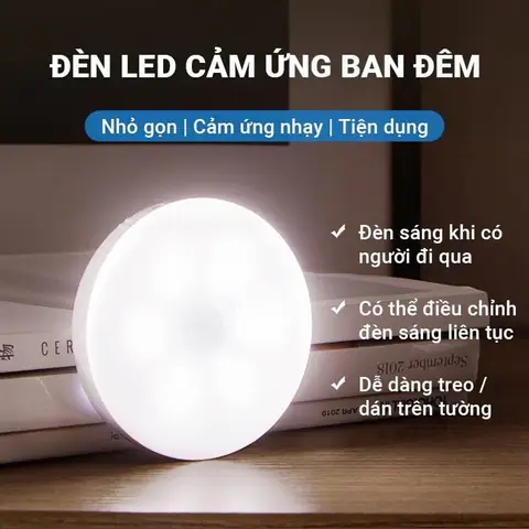 Đèn Cảm Ứng Dán Tường