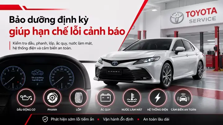 Đèn Cảnh Báo Trên Xe Toyota Hiace