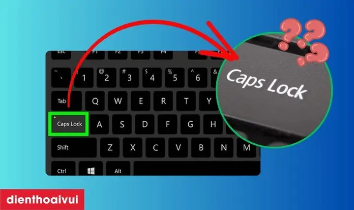 Đèn Caps Lock Không Sáng