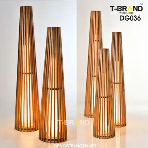 Đèn Cây Gỗ Trang Trí