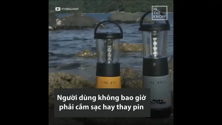 Đèn Chạy Bằng Nước Muối