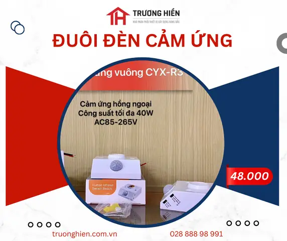 Đèn Chiếu Sáng Cảm Ứng Hồng Ngoại Thông Minh