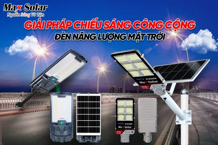Đèn Chiếu Sáng Công Cộng Năng Lượng Mặt Trời
