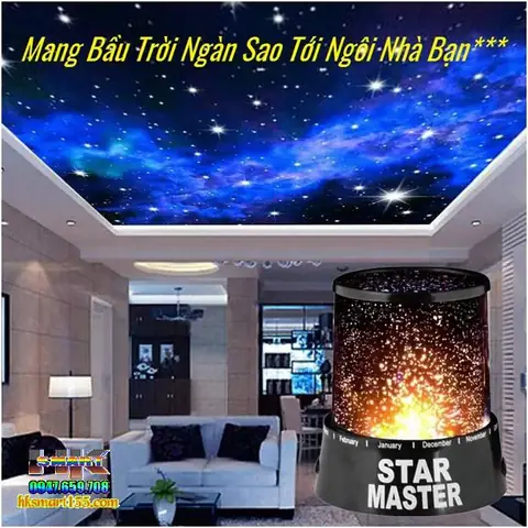 Đèn Chiếu Sao Phòng Ngủ