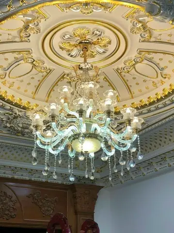 Đèn Chùm Cho Trần Gỗ
