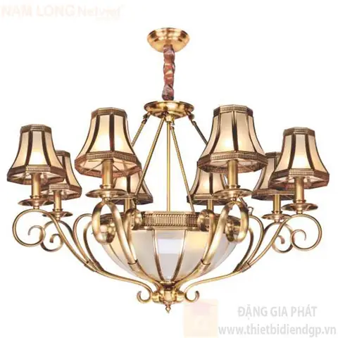 Đèn Chùm Đồng Cao Cấp
