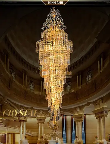 Đèn Chùm Pha Lê Khách Sạn