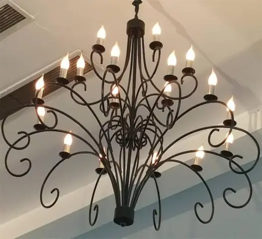 Đèn Chùm Sắt Nghệ Thuật