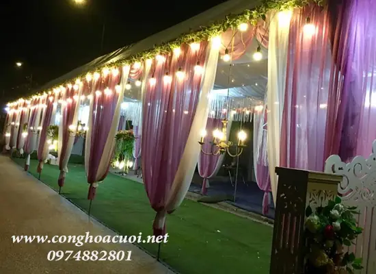 Đèn Chùm Trang Trí Rạp Cưới
