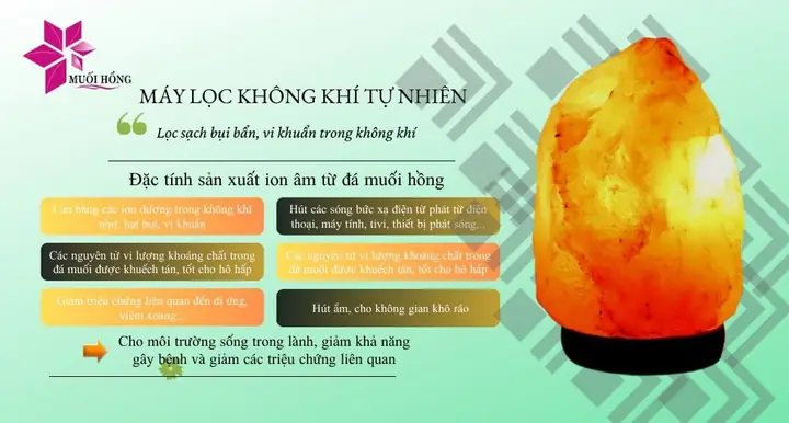 Đèn Đá Muối Bị Chảy Nước