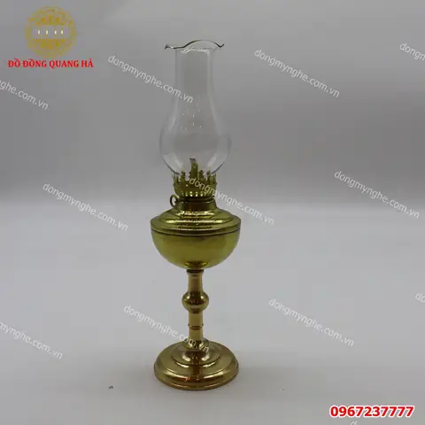 Đèn Dầu Bằng Đồng Cổ
